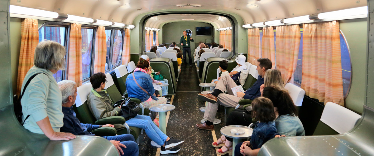 �Viajeros al tren!